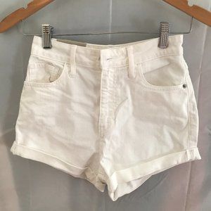 ARITZIA | Tna White Jean Shorts Sz 25